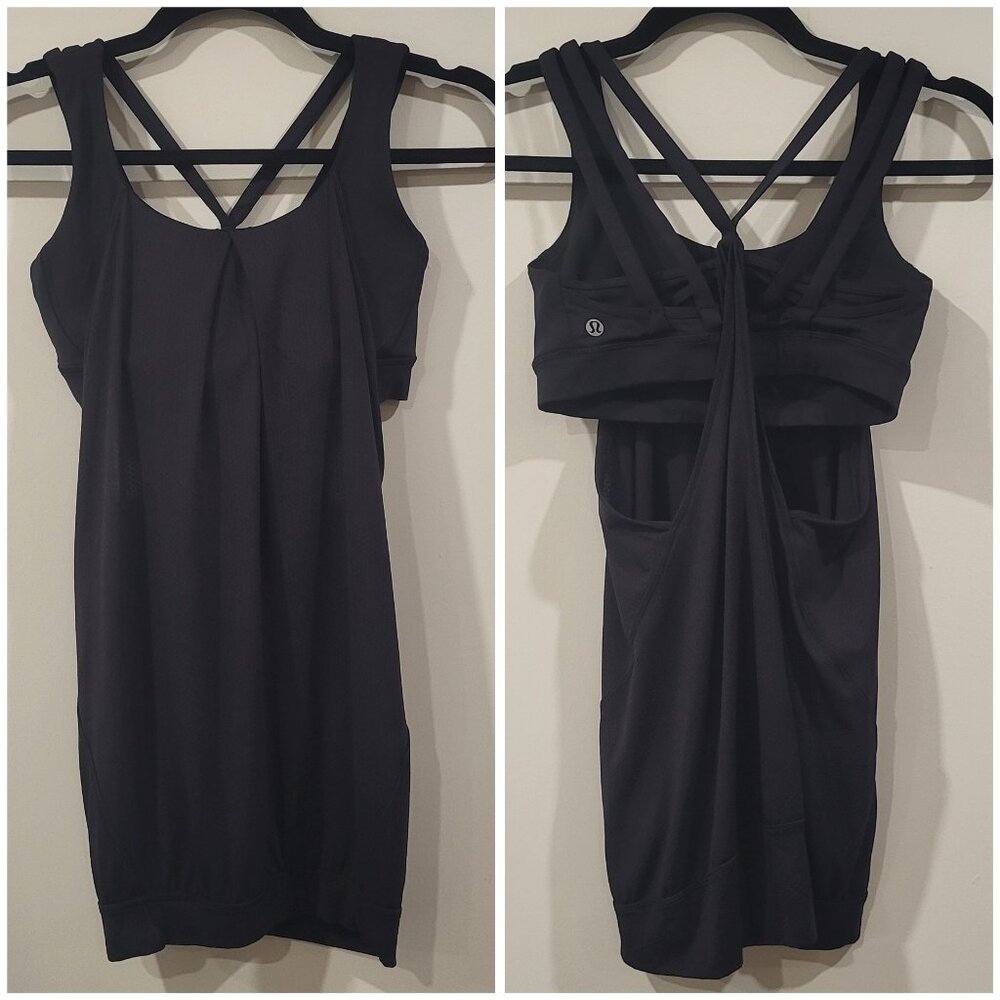 Lululemon Nouveau Limits Black Tank Top Size ~XS - Picture 8 of 12